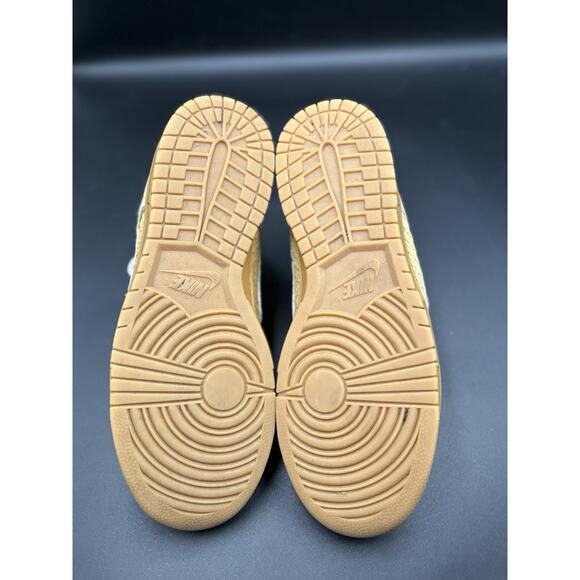 Nike Dunk Low Waffle Mens Tan Brown Leather & Suede Sneakers Sz 9.5 FZ4041-744 main image 9